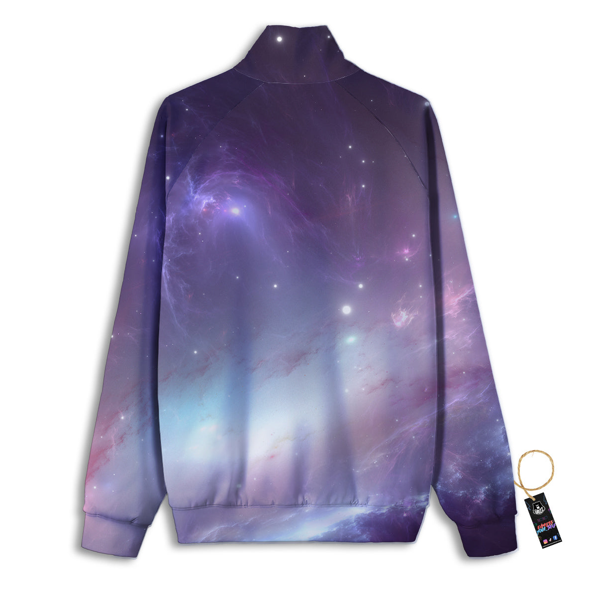 Space Cosmic Print Track Jacket-grizzshop