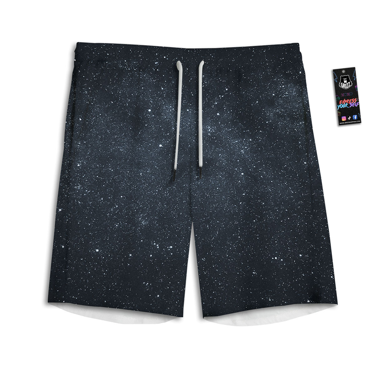Sticks Lacrosse Ornate Wing Print Men's Athletic Shorts