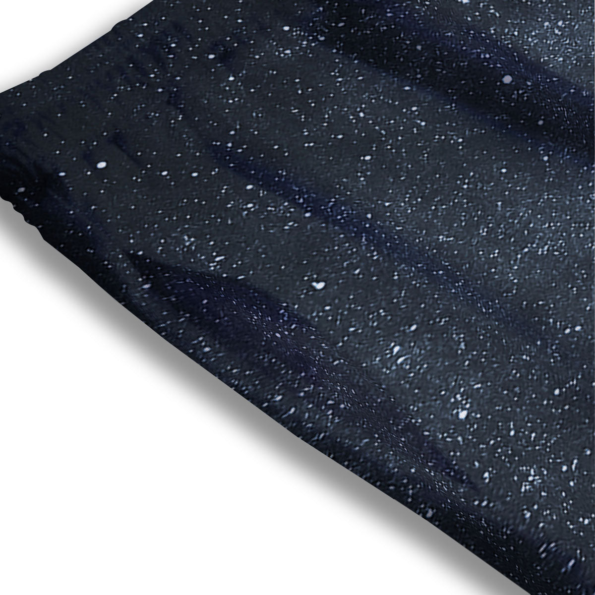 Space Dark Print Mesh Shorts