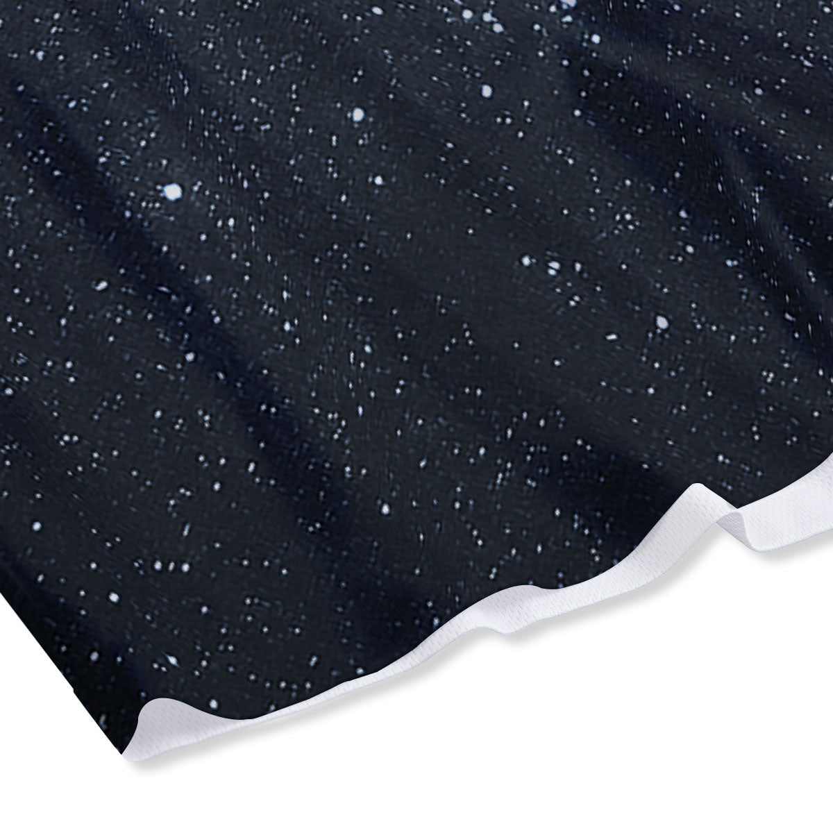 Space Dark Print Mesh Shorts
