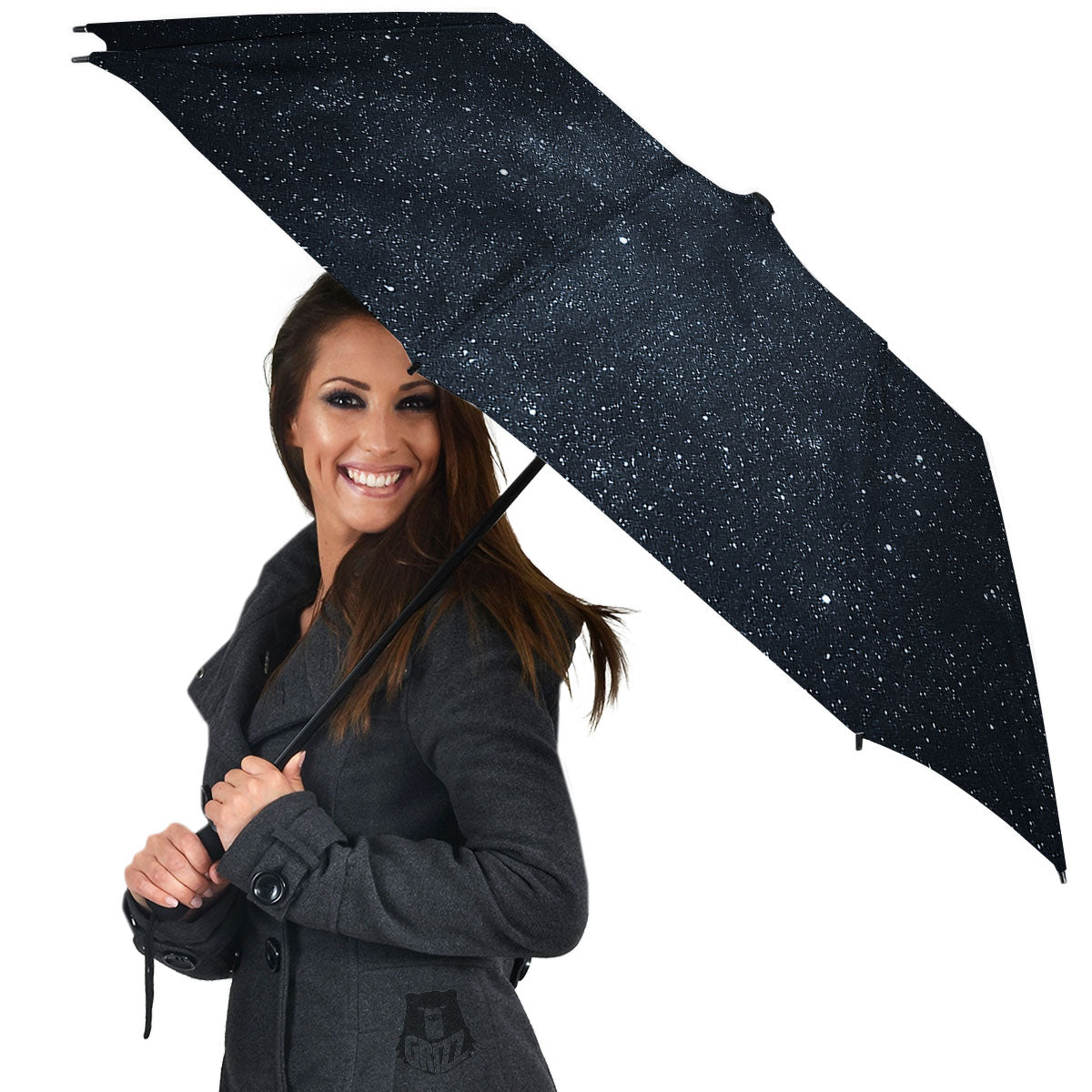 Space Dark Print Umbrella-grizzshop