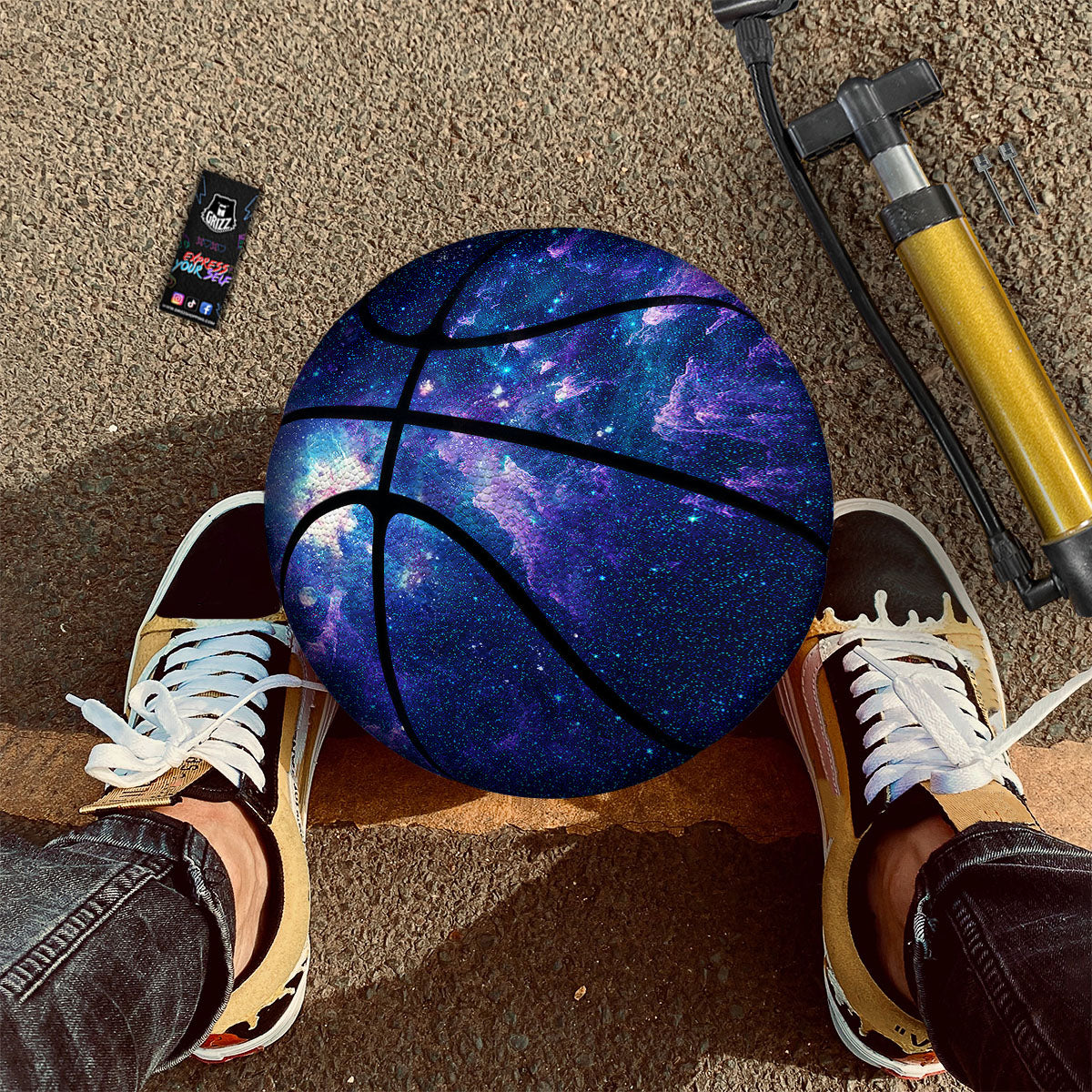 Space Deep Print Basketball-grizzshop