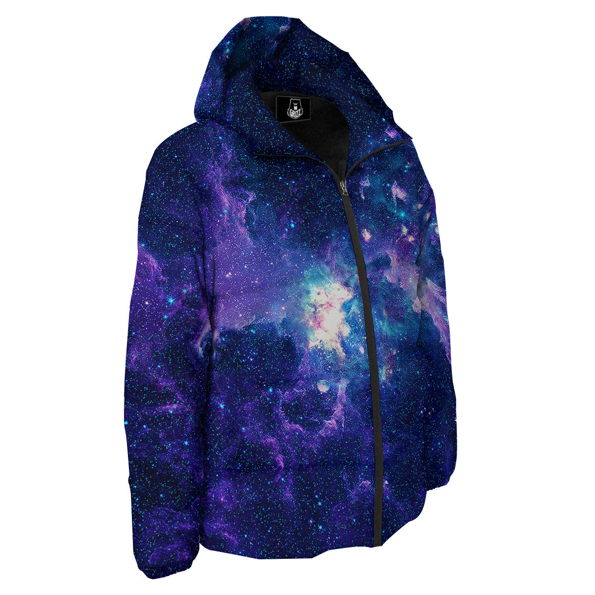 Space Deep Print Down Jacket-grizzshop