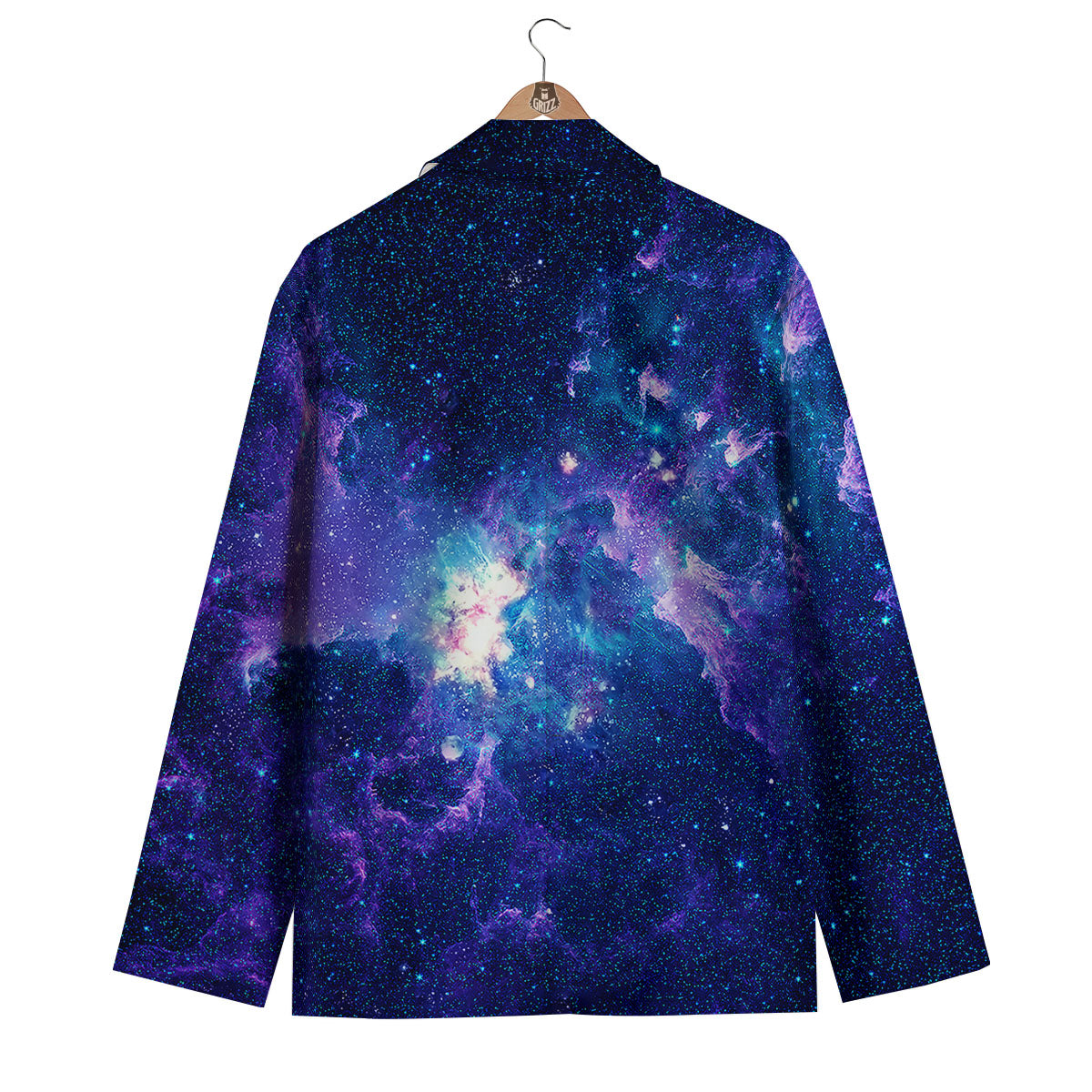 Space Deep Print Men's Blazer-grizzshop