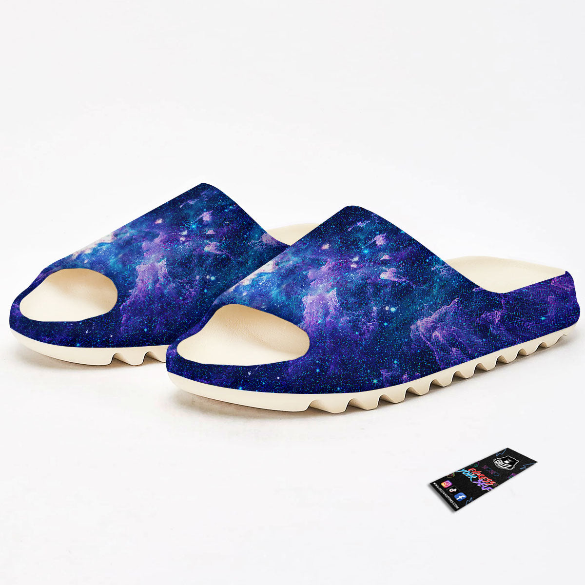 Space Deep Print Sandals-grizzshop