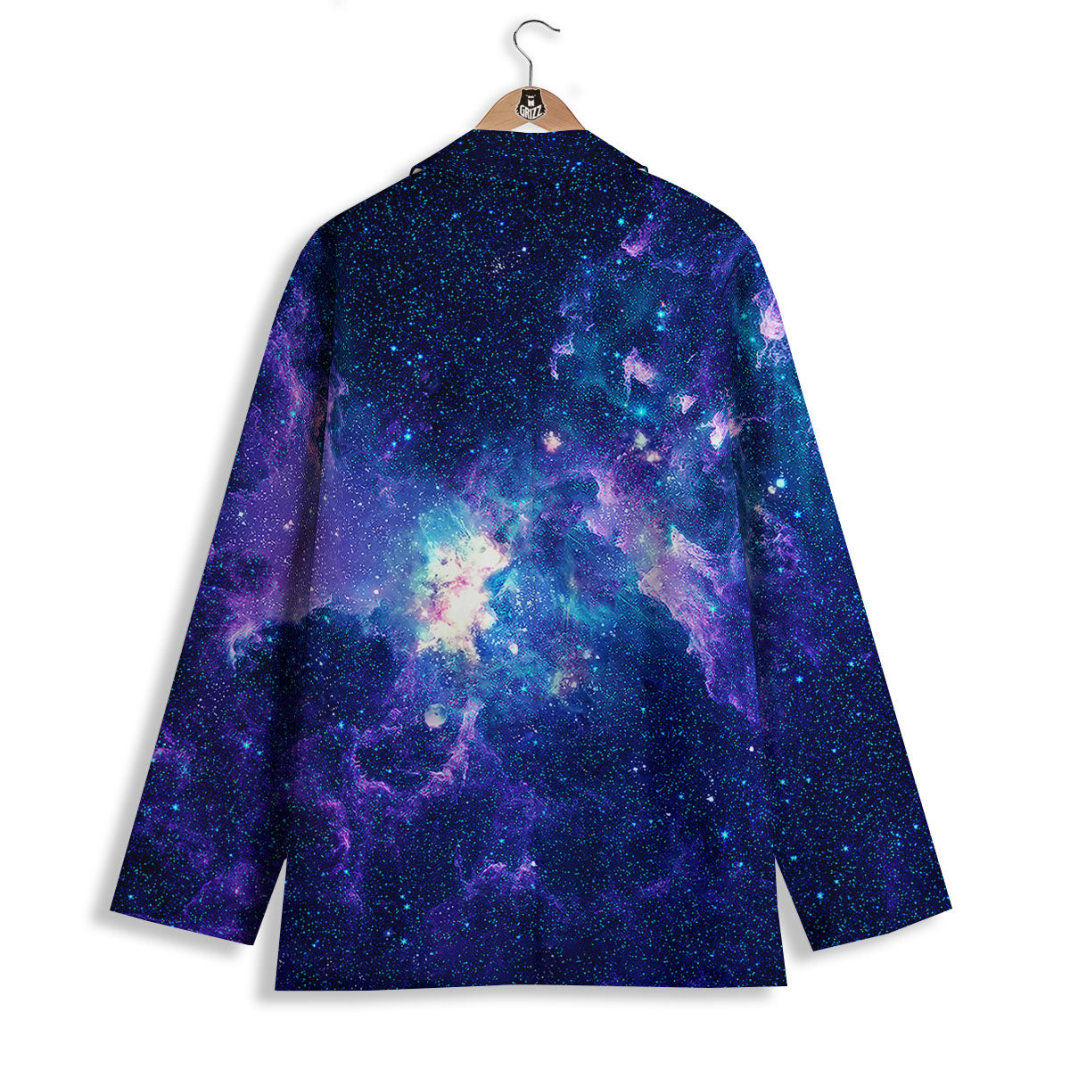 Space Deep Print Women's Blazer-grizzshop