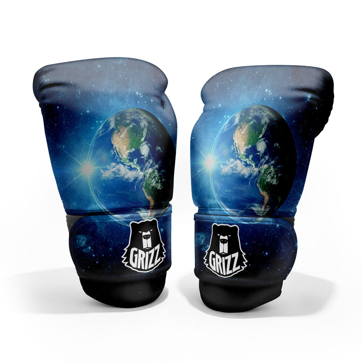 Space Earth Planet And Print Pro Boxing Glove