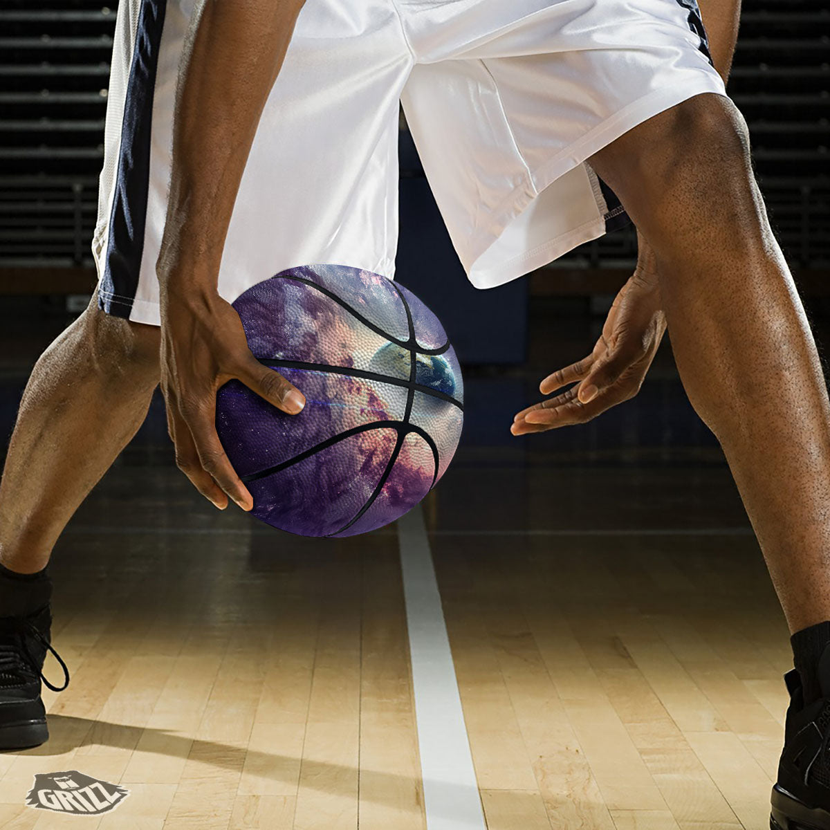 Space Endless Print Basketball-grizzshop