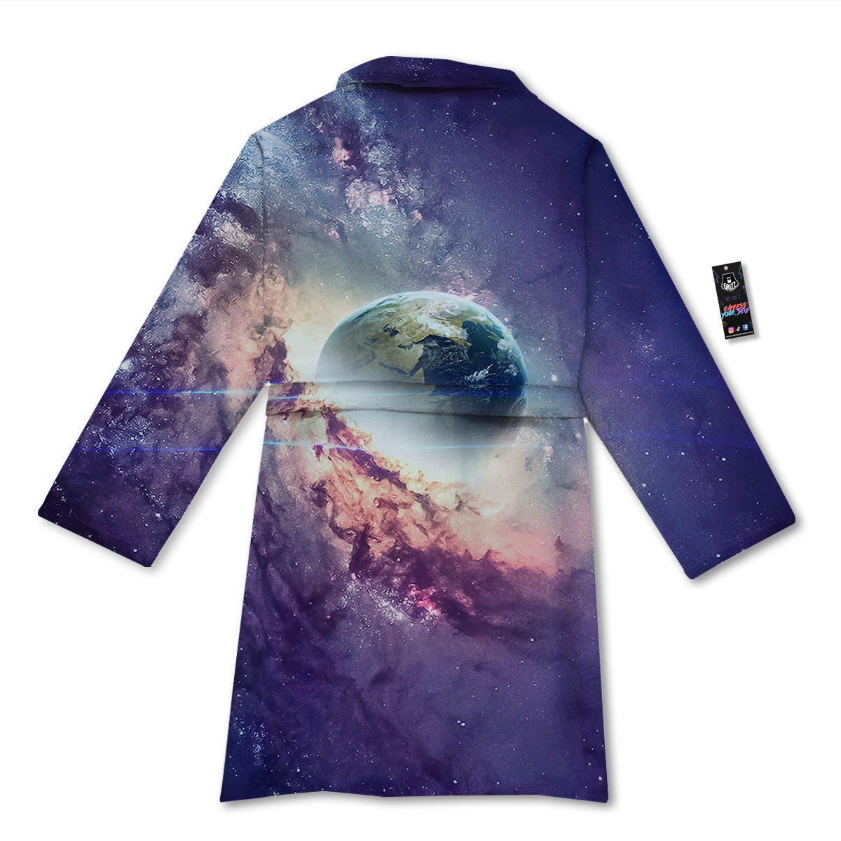 Space Endless Print Bathrobe-grizzshop