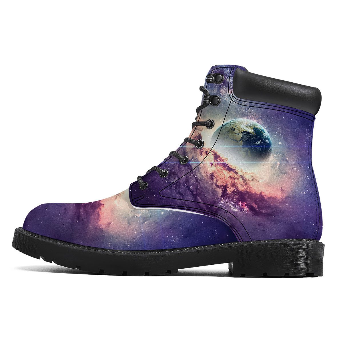 Space Endless Print Boots-grizzshop