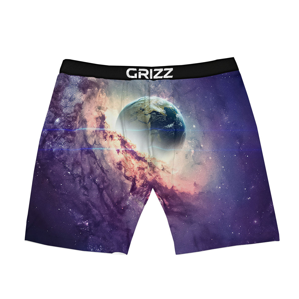 Space Endless Print Boxer Briefs-grizzshop