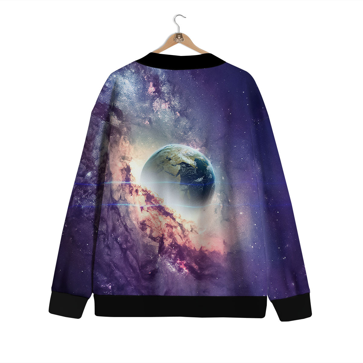 Space Endless Print Cardigan-grizzshop