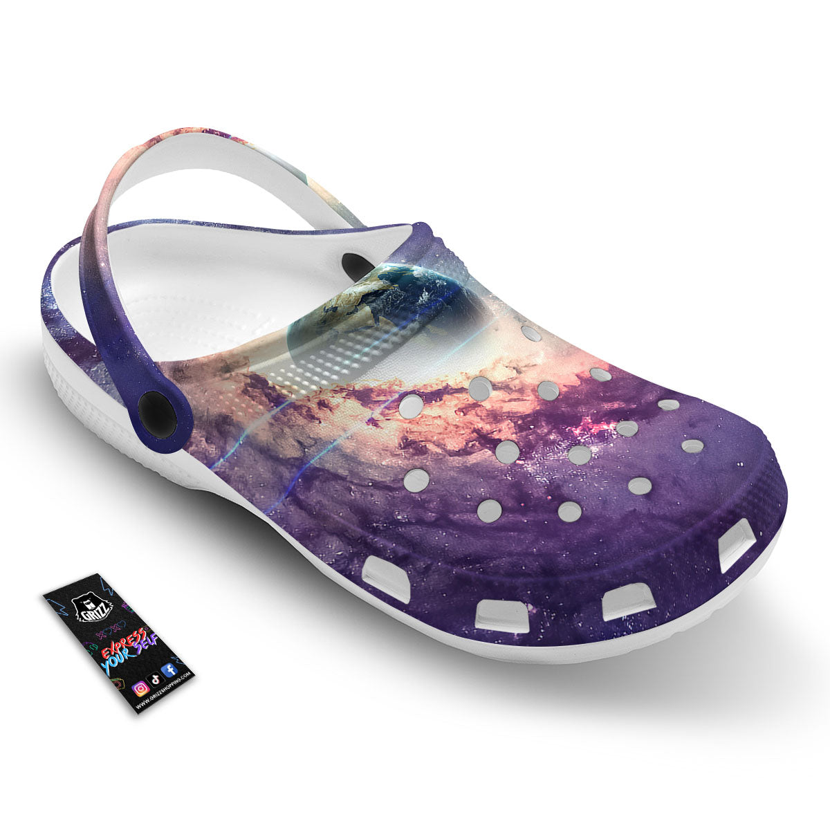 Space Endless Print Clog-grizzshop