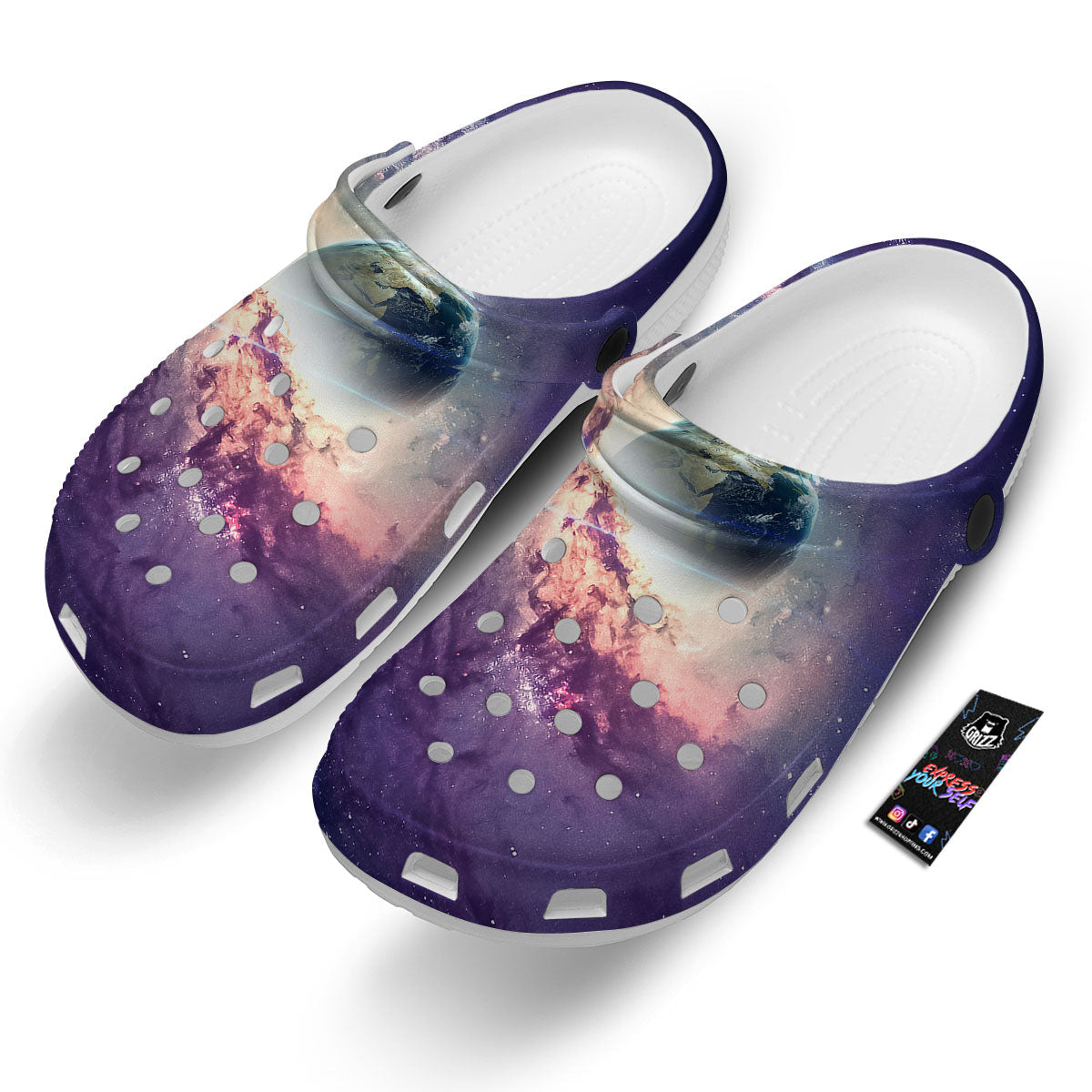 Space Endless Print Clog-grizzshop