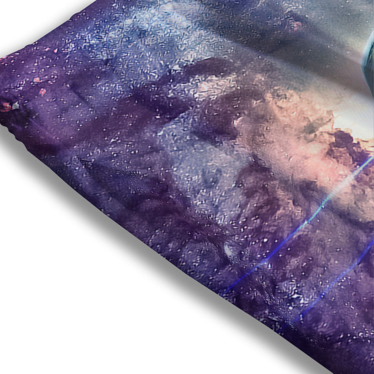 Space Endless Print Mesh Shorts