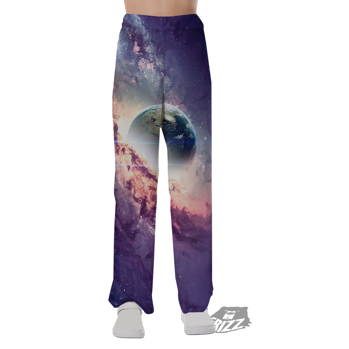 Space Endless Print Pajama Pants-grizzshop