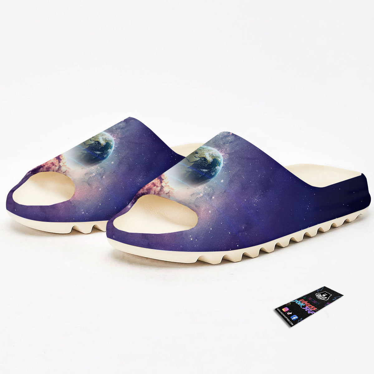 Space Endless Print Sandals-grizzshop
