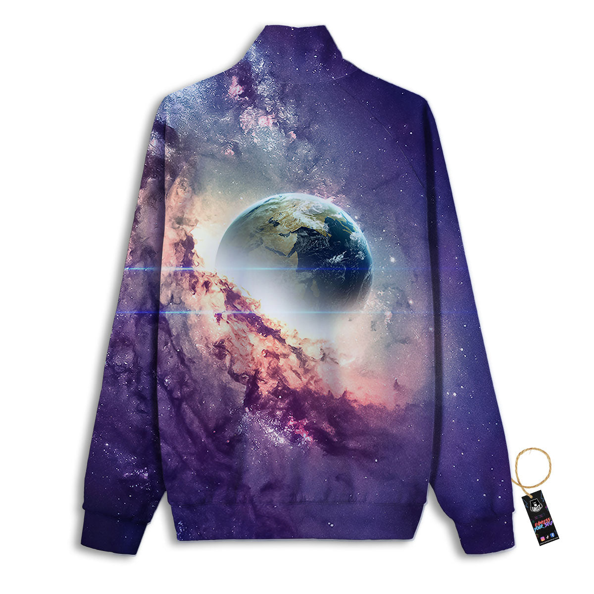 Space Endless Print Track Jacket-grizzshop
