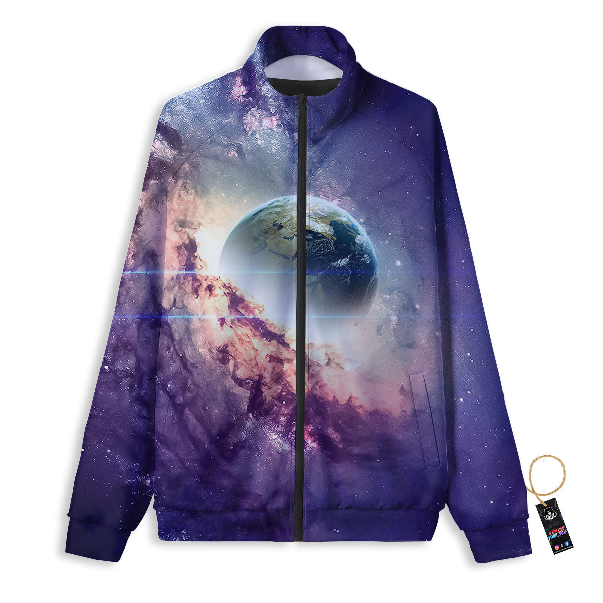 Space Endless Print Track Jacket-grizzshop