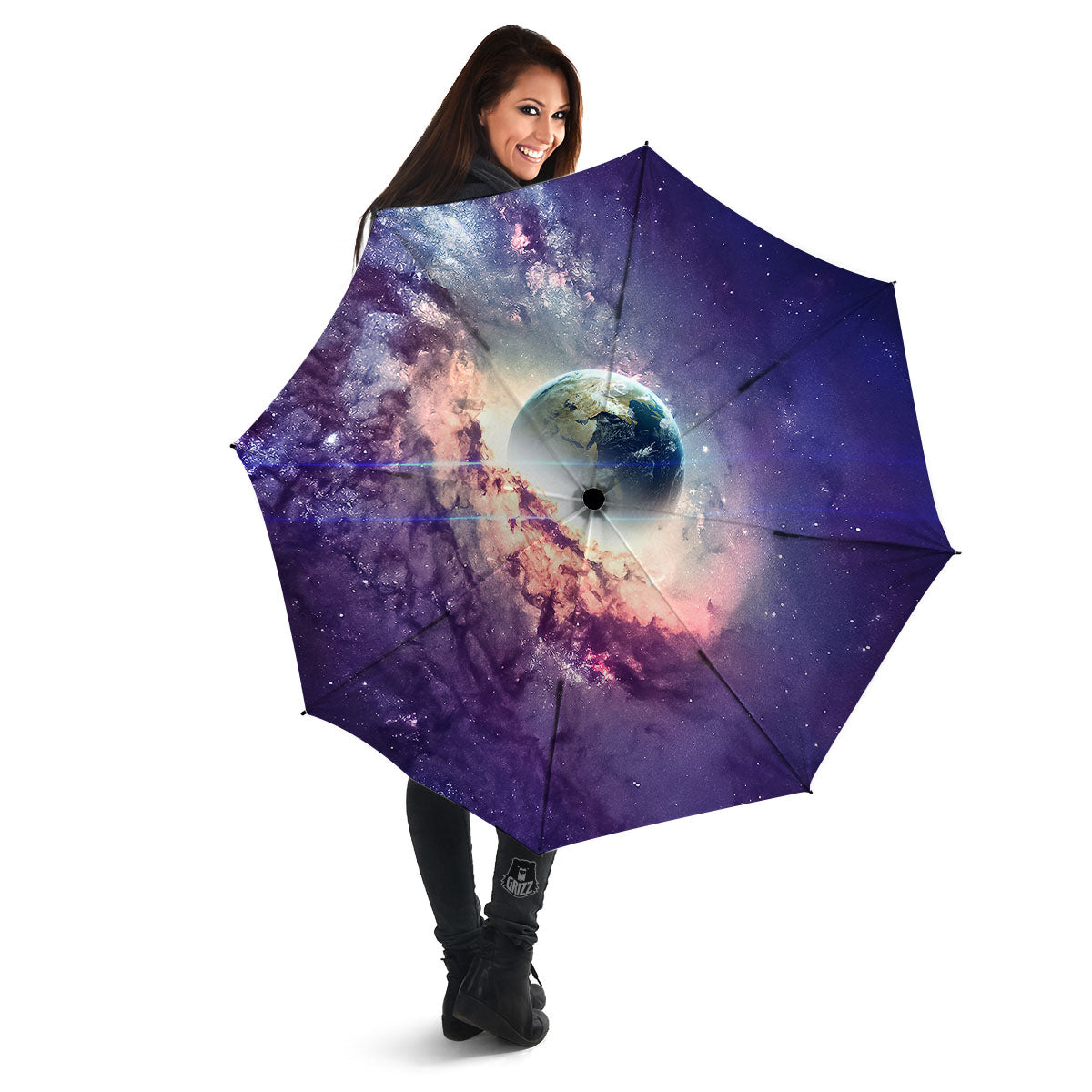 Space Endless Print Umbrella-grizzshop