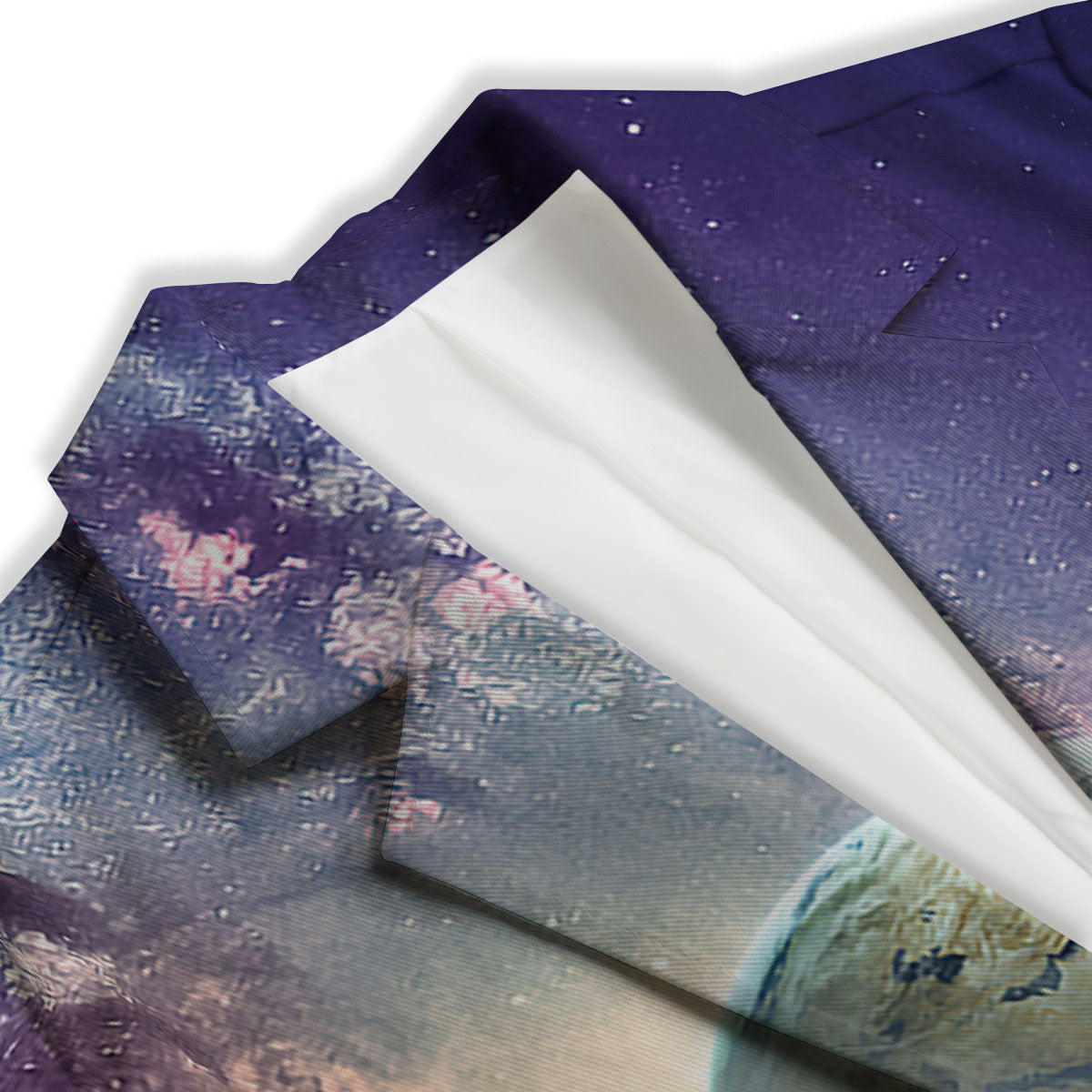 Space Endless Print Women's Blazer-grizzshop