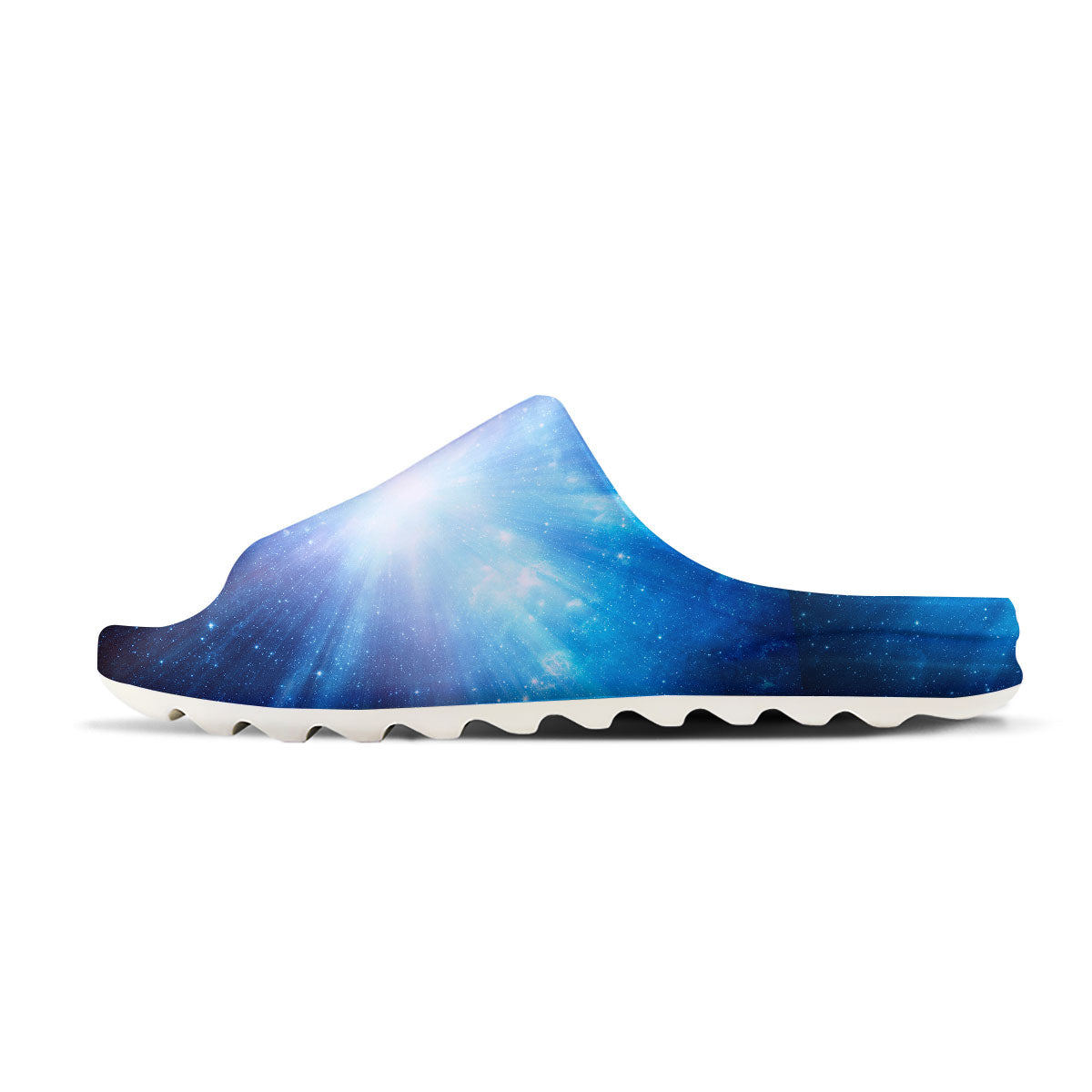 Space Light Blue Print Sandals-grizzshop