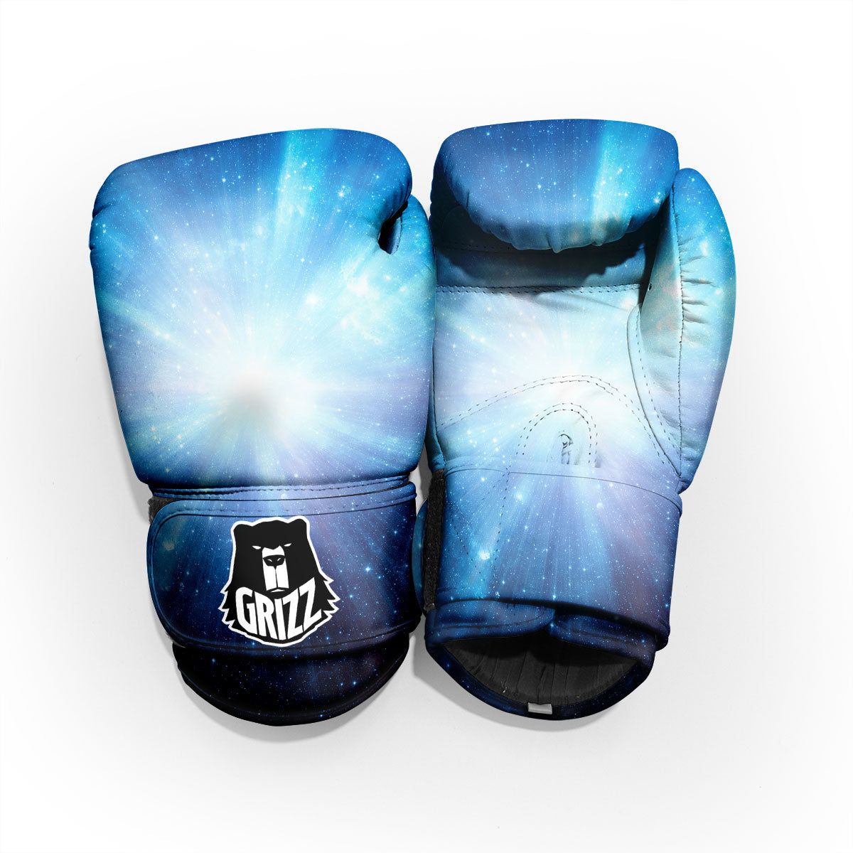Space Light Blue Print Pro Boxing Glove