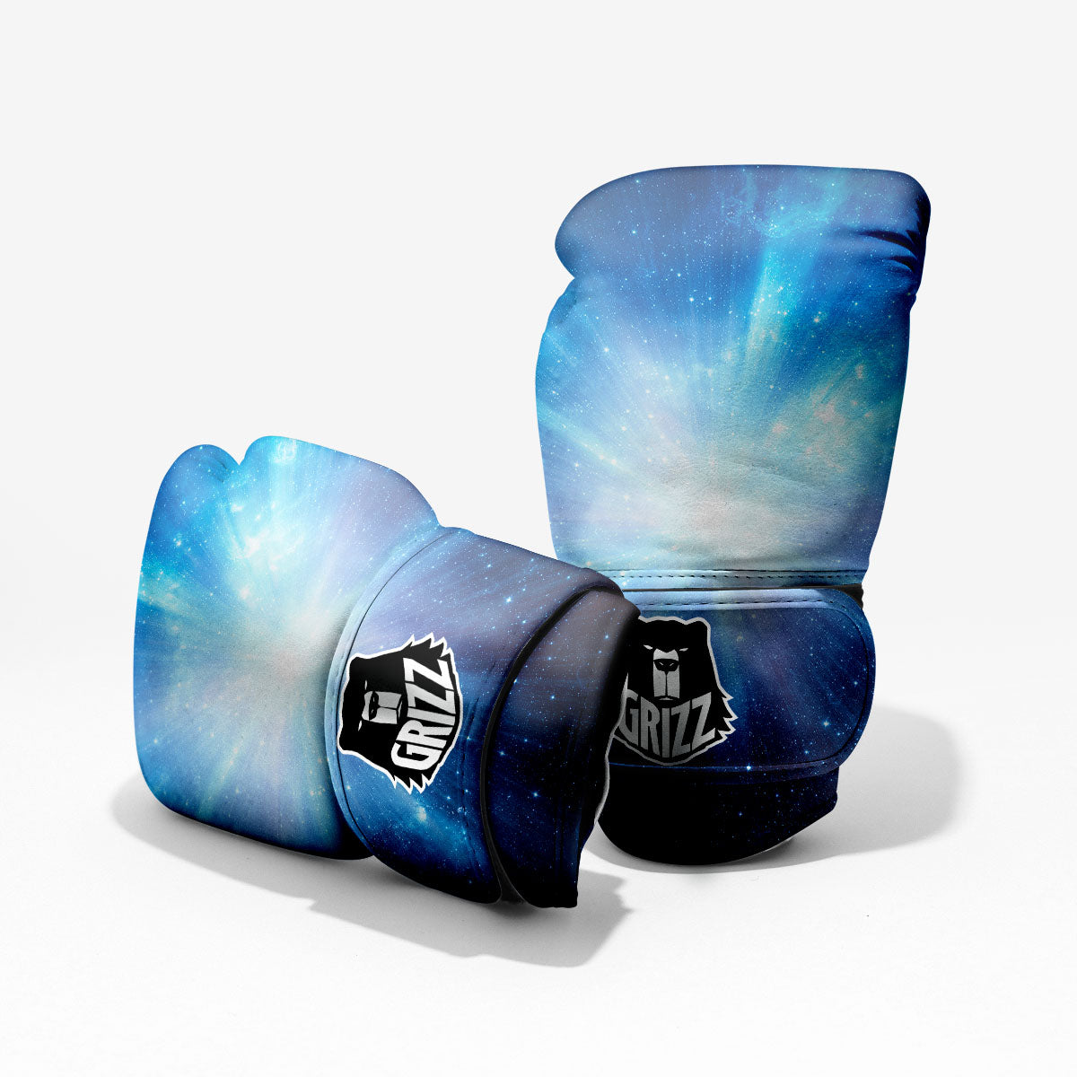 Space Light Blue Print Pro Boxing Glove