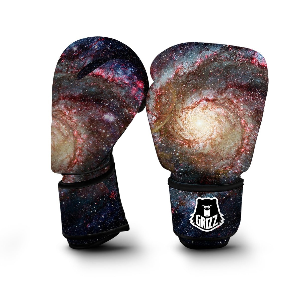 Space Milky Way Galaxy Print Boxing Gloves-grizzshop