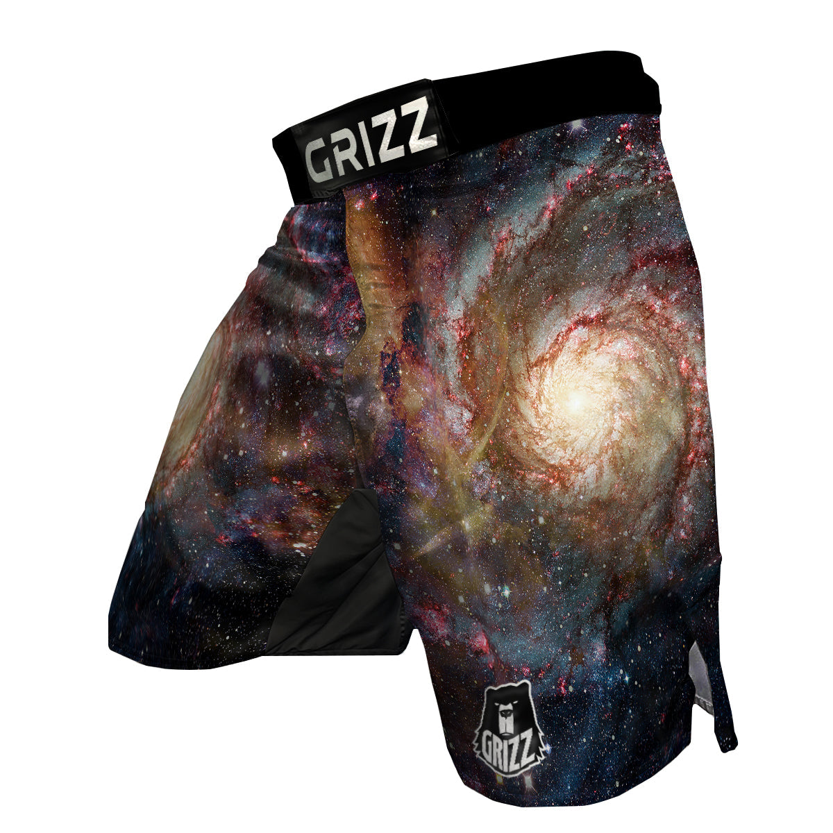Space Milky Way Galaxy Print MMA Shorts-grizzshop