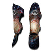 Space Milky Way Galaxy Print Muay Thai Shin Guards-grizzshop