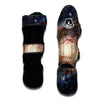 Space Milky Way Galaxy Print Muay Thai Shin Guards-grizzshop