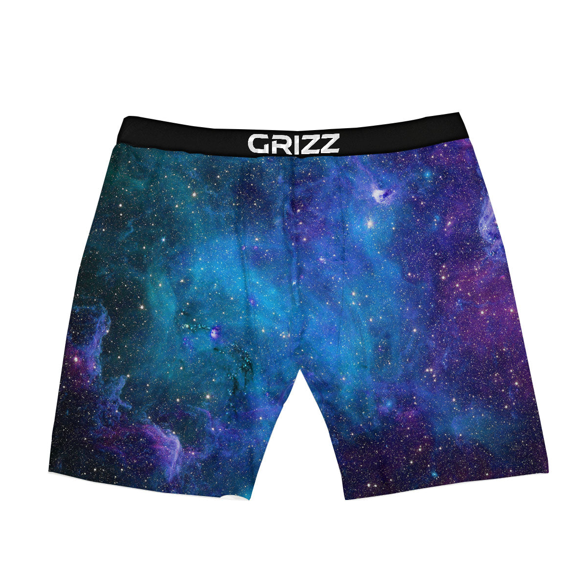 Space Nebula Print Boxer Briefs-grizzshop
