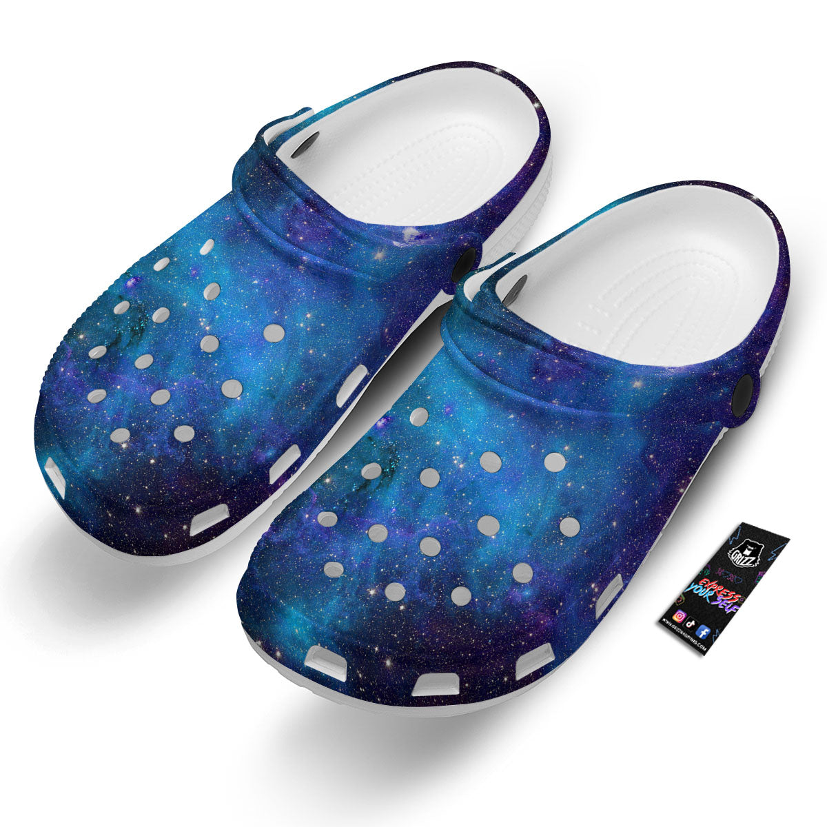 Space Nebula Print Clog-grizzshop