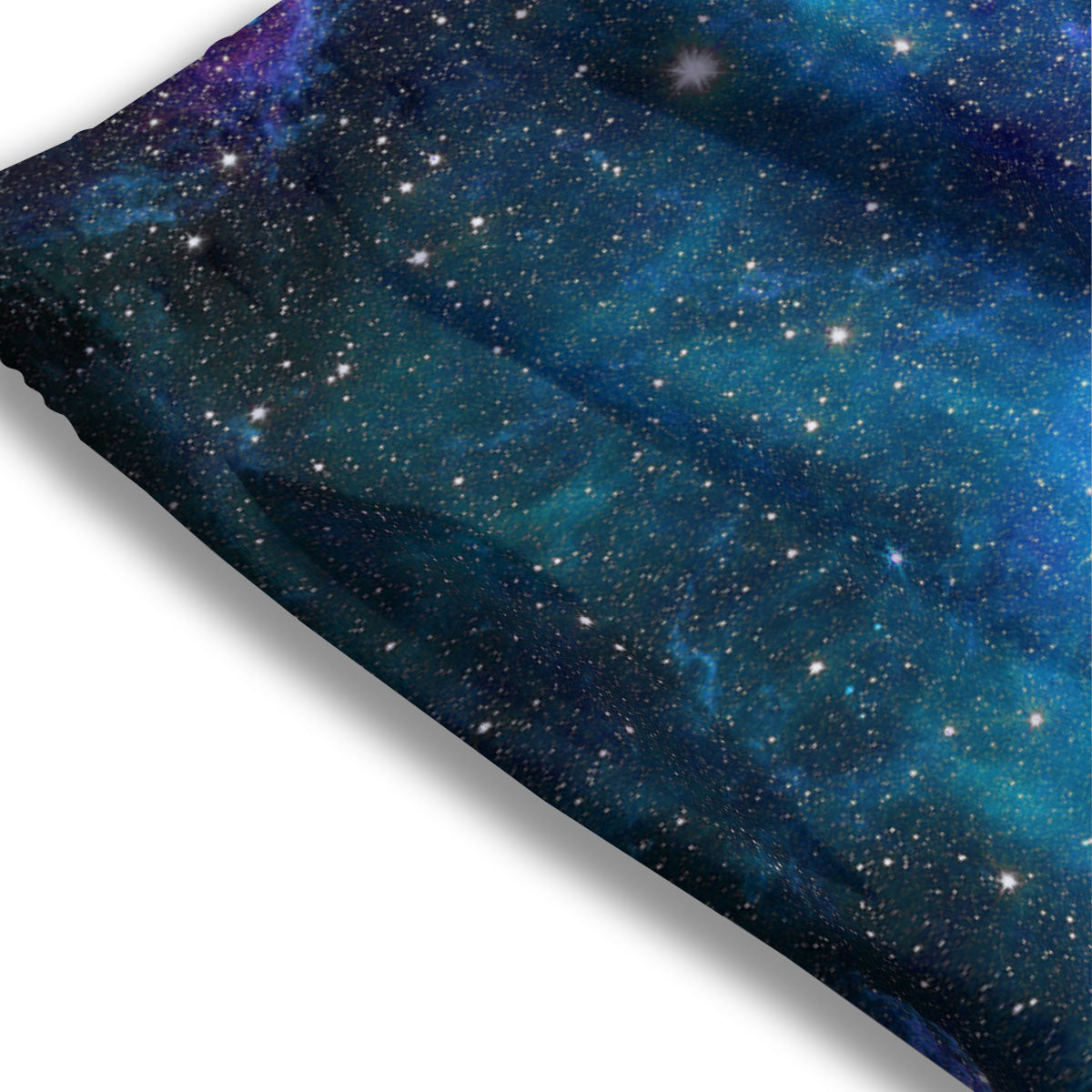 Space Nebula Print Mesh Shorts
