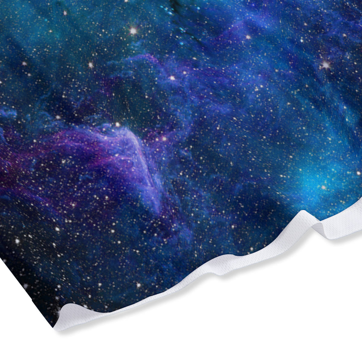 Space Nebula Print Mesh Shorts