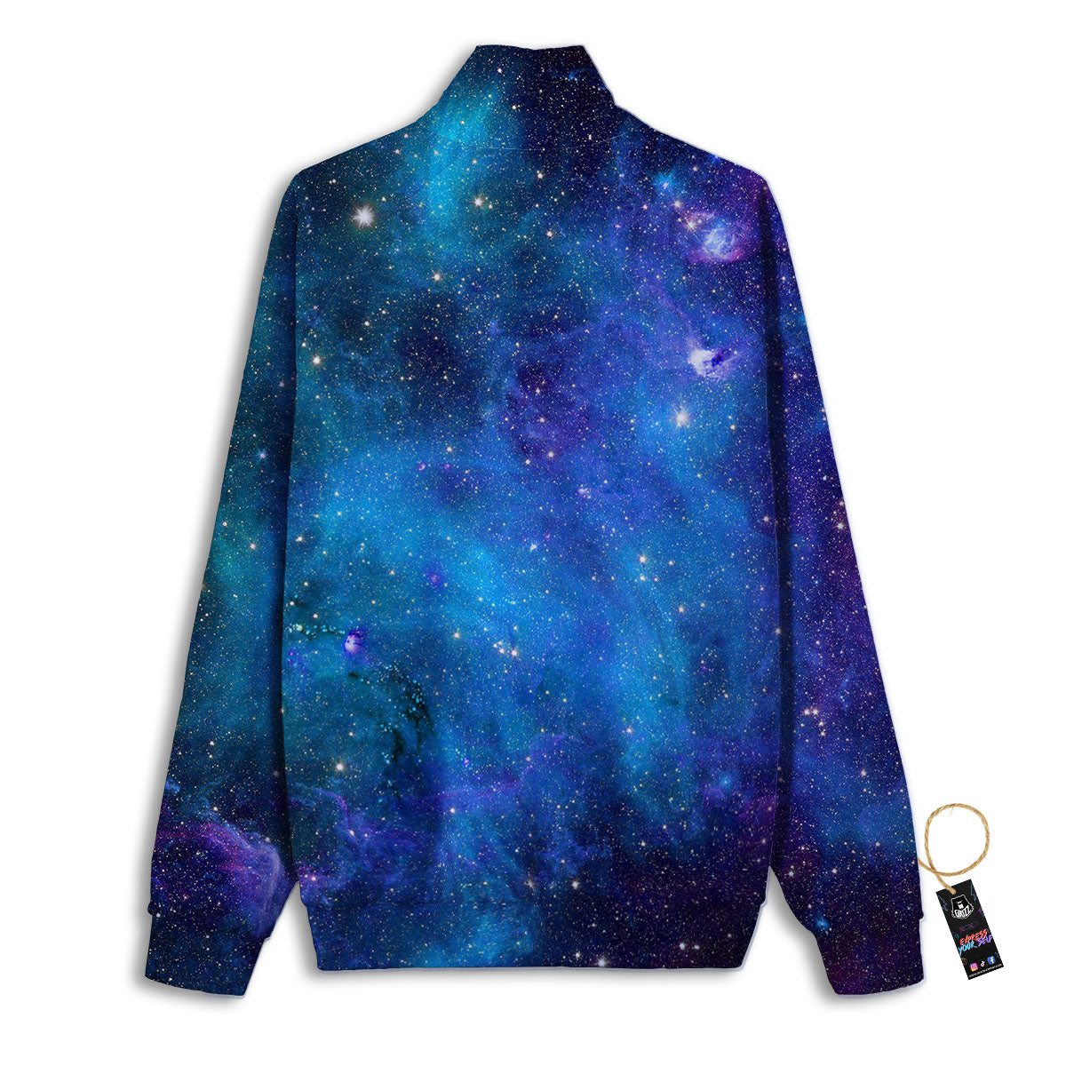 Space Nebula Print Track Jacket-grizzshop