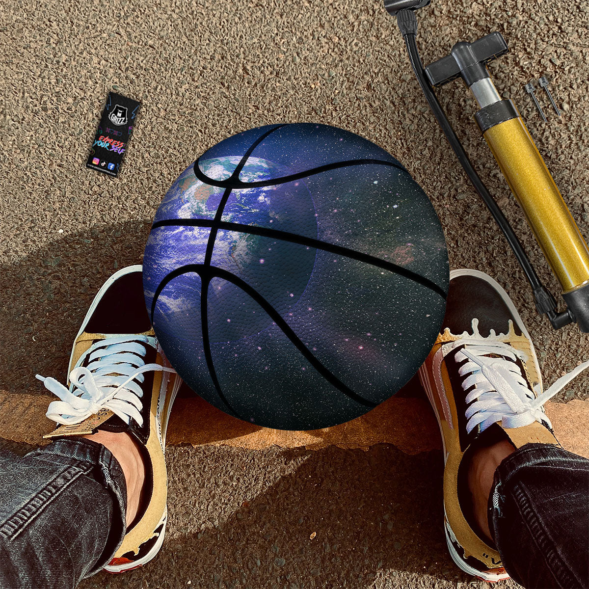 Stars Halloween Print Pattern Basketball
