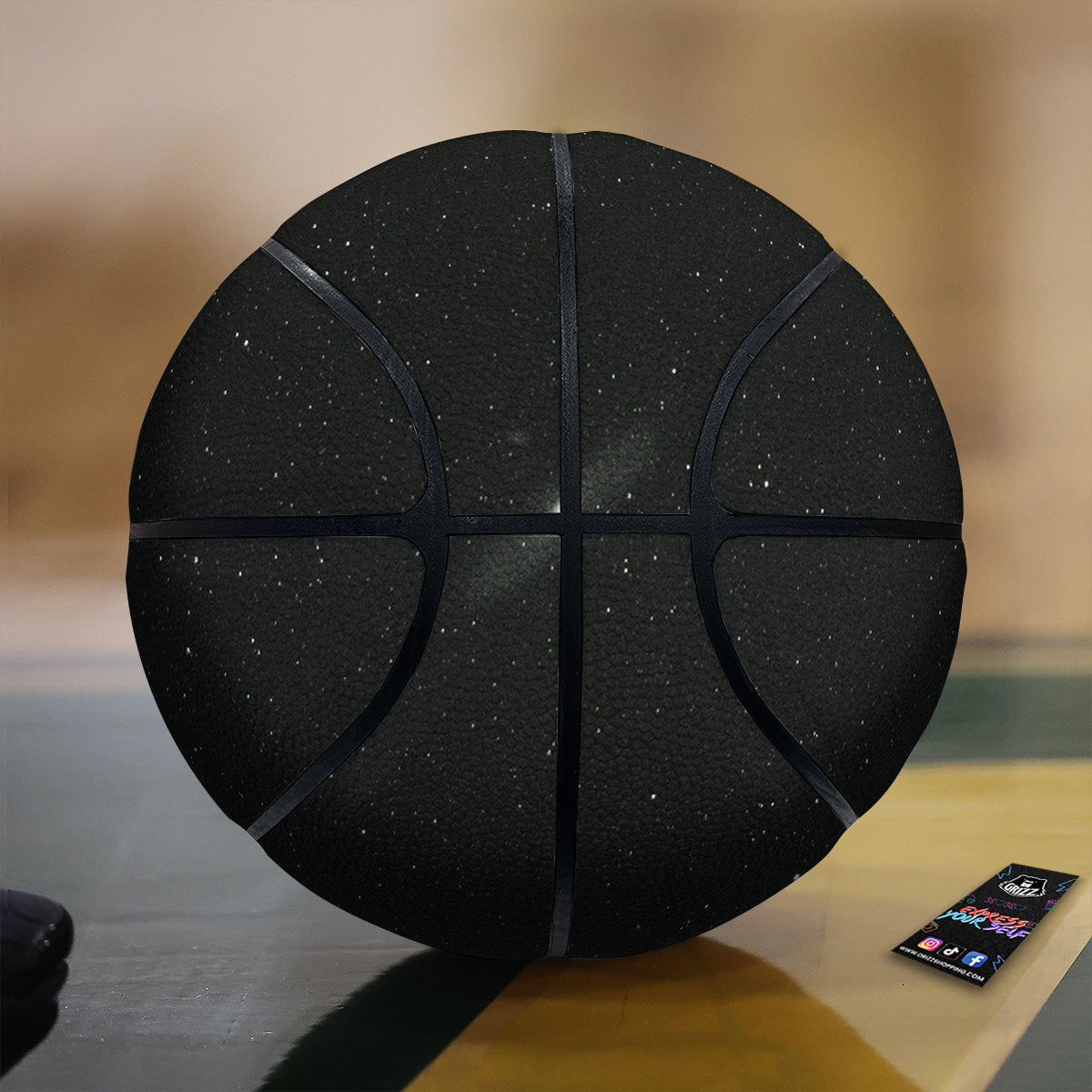 Space Black Print Basketball
