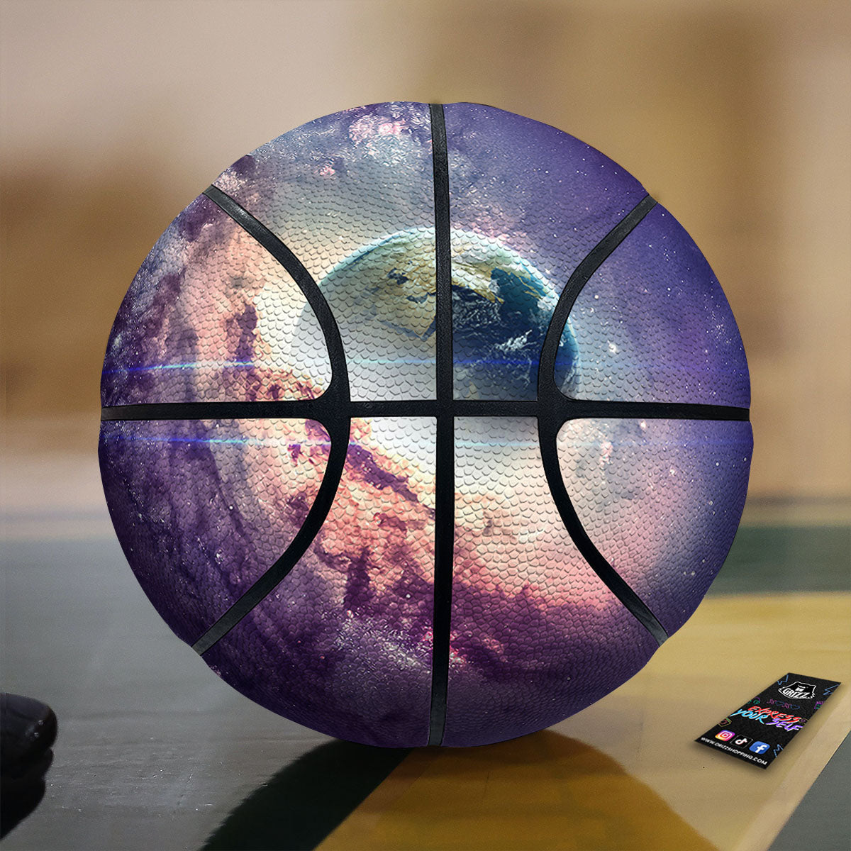 String Lights LED Christmas Print Basketball