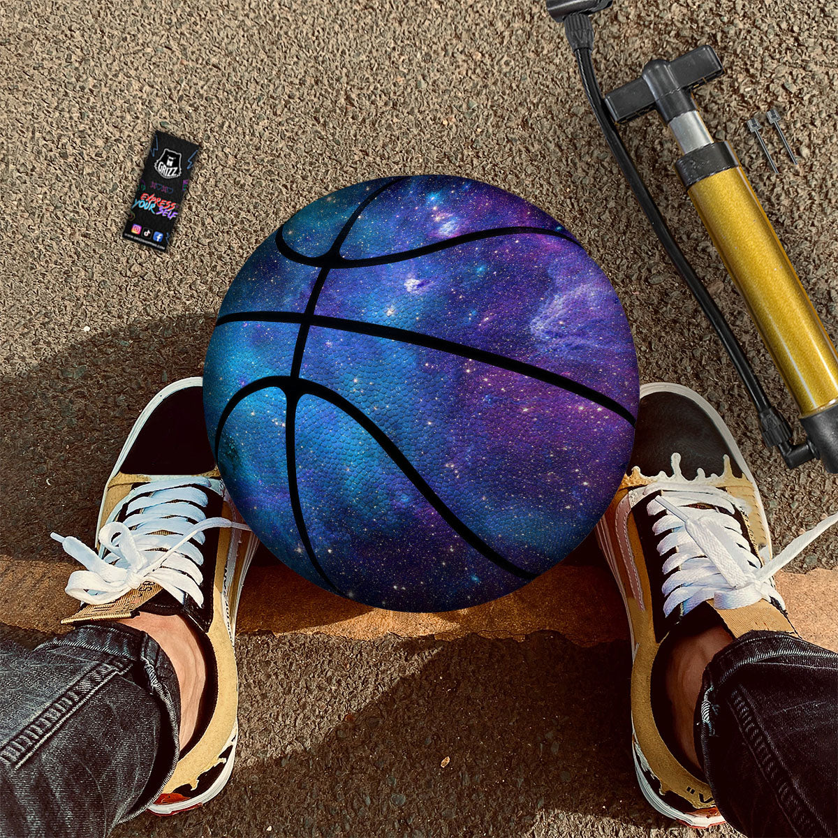 Space Nebula Print Basketball