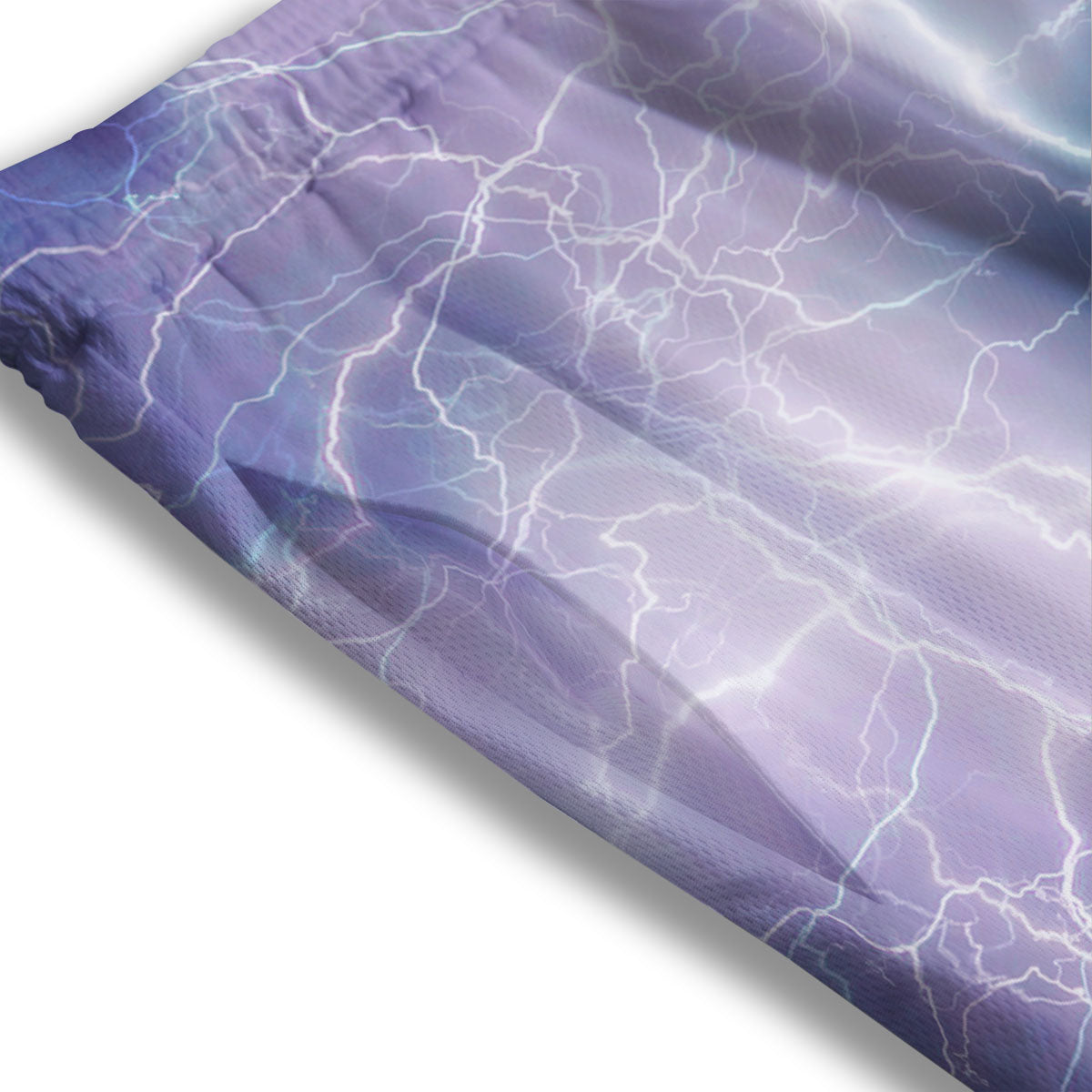 Spark Lightning Print Mesh Shorts-grizzshop