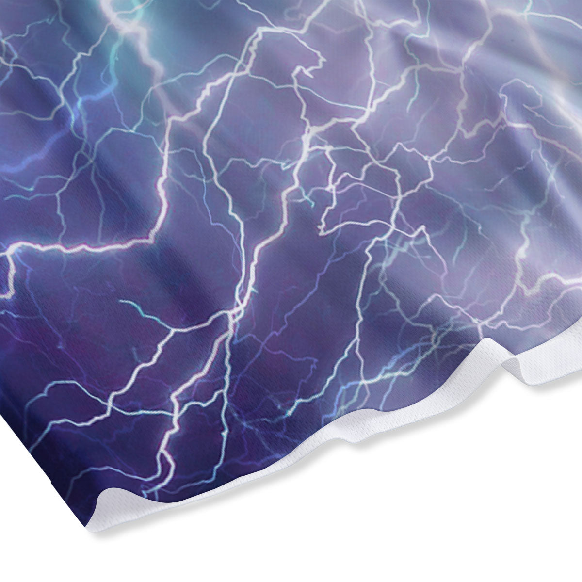Spark Lightning Print Mesh Shorts-grizzshop