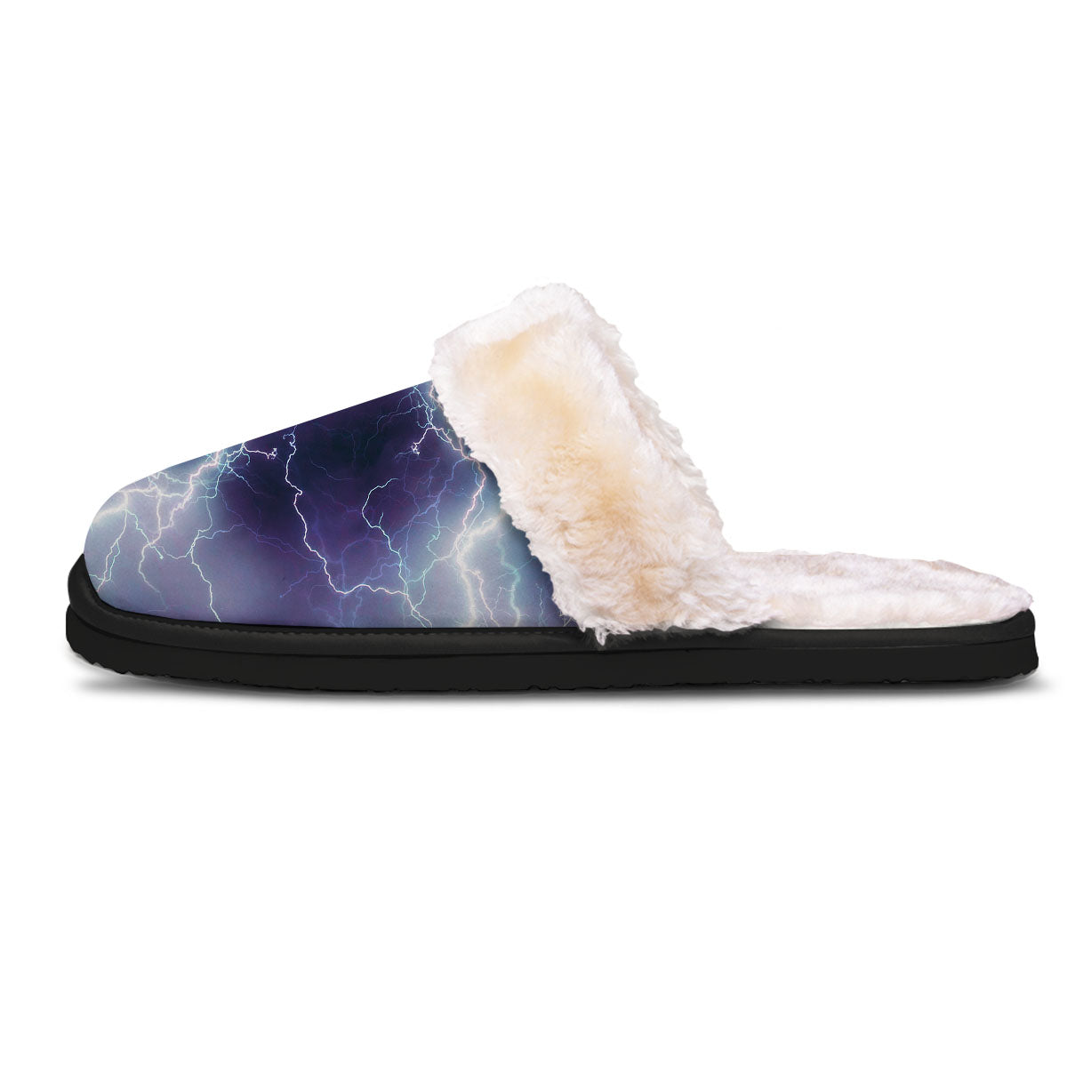 Spark Lightning Print Slippers-grizzshop