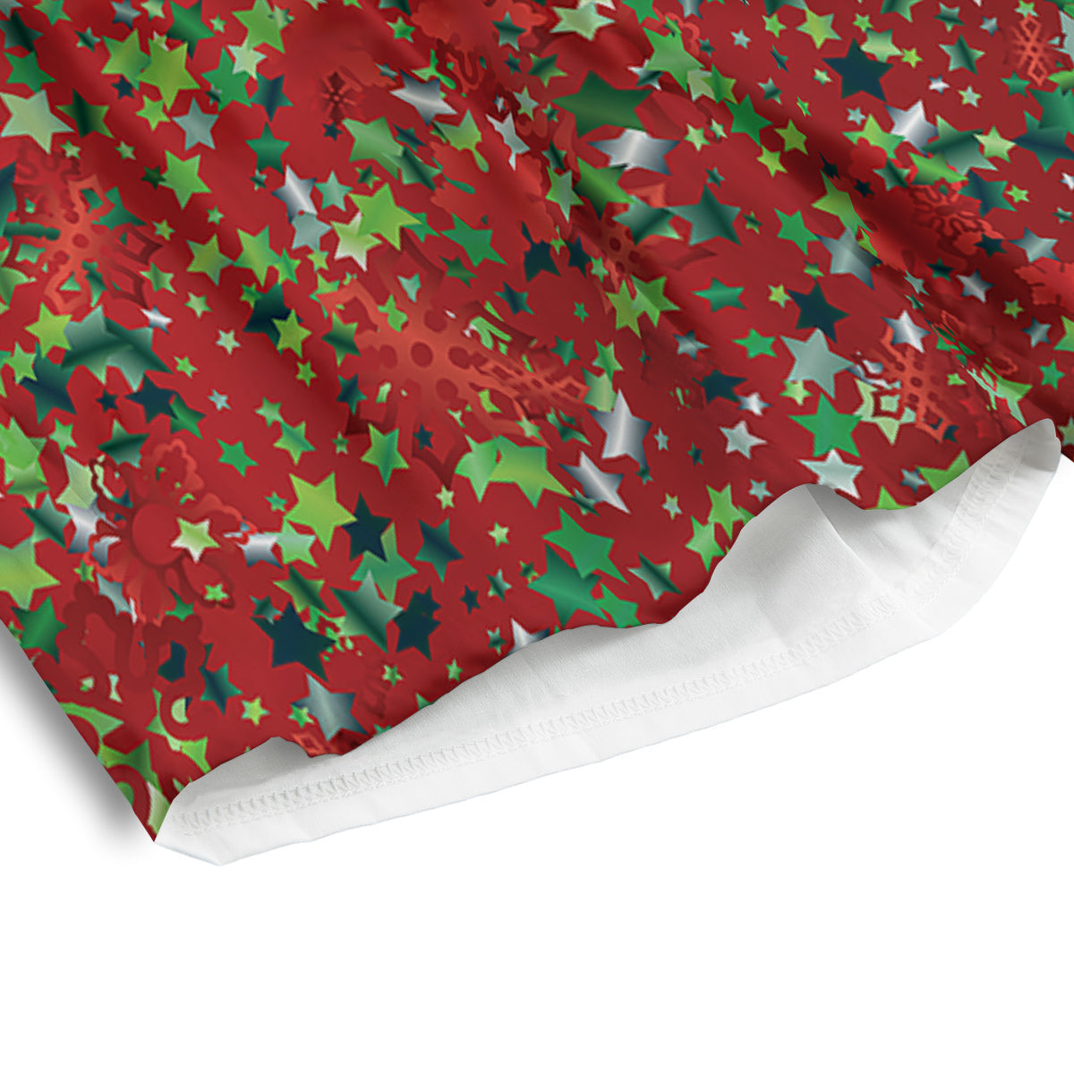 Sparkle Christmas Print Men's Athletic Shorts
