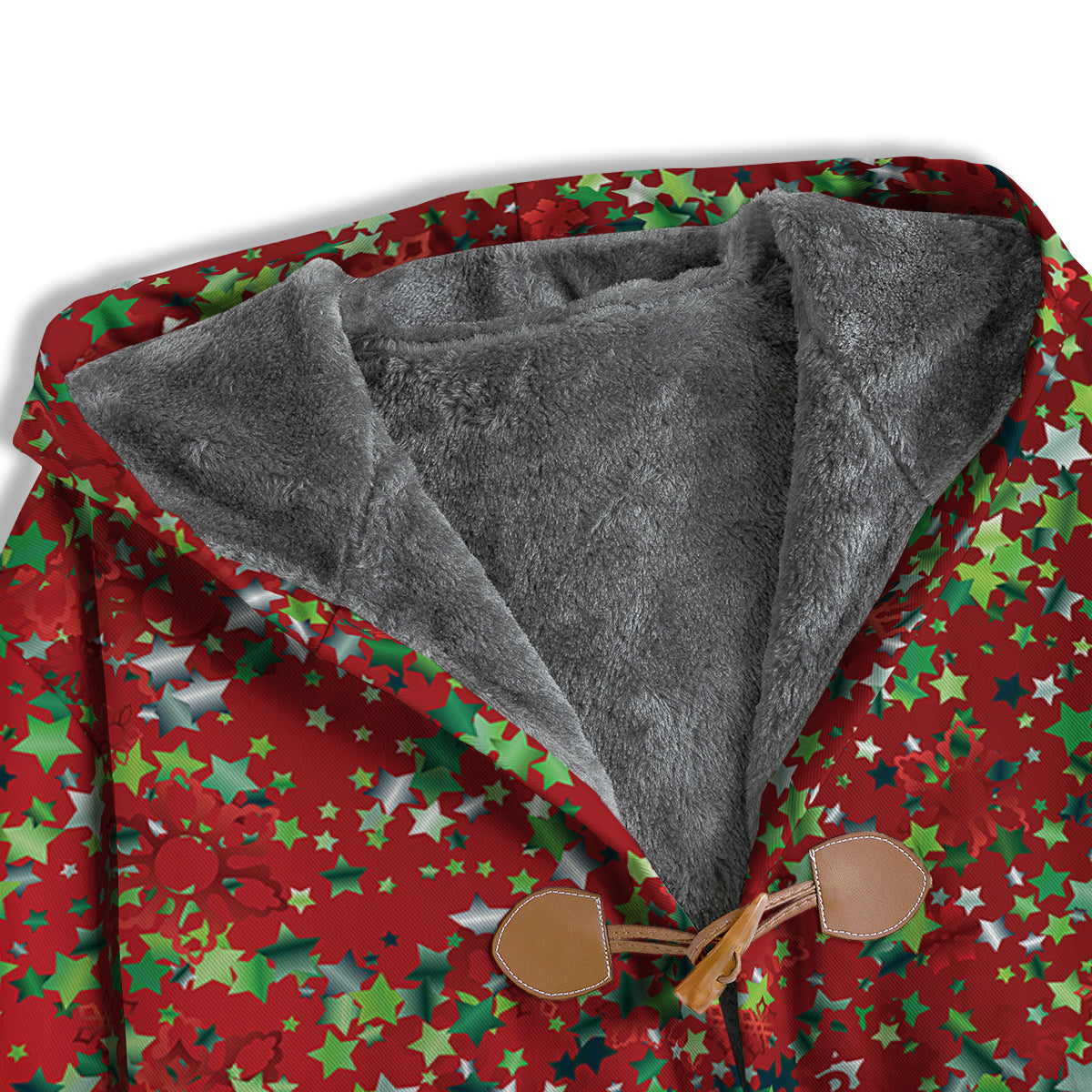 Sparkle Christmas Print Men's Windbreaker Jacket-grizzshop