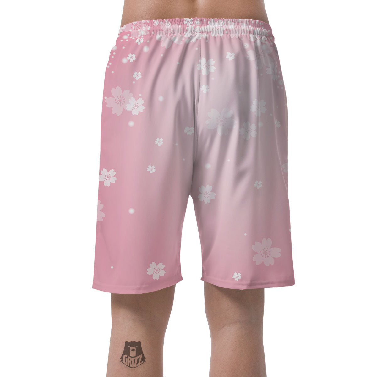 Sparkle Floral Print Men's Shorts-grizzshop
