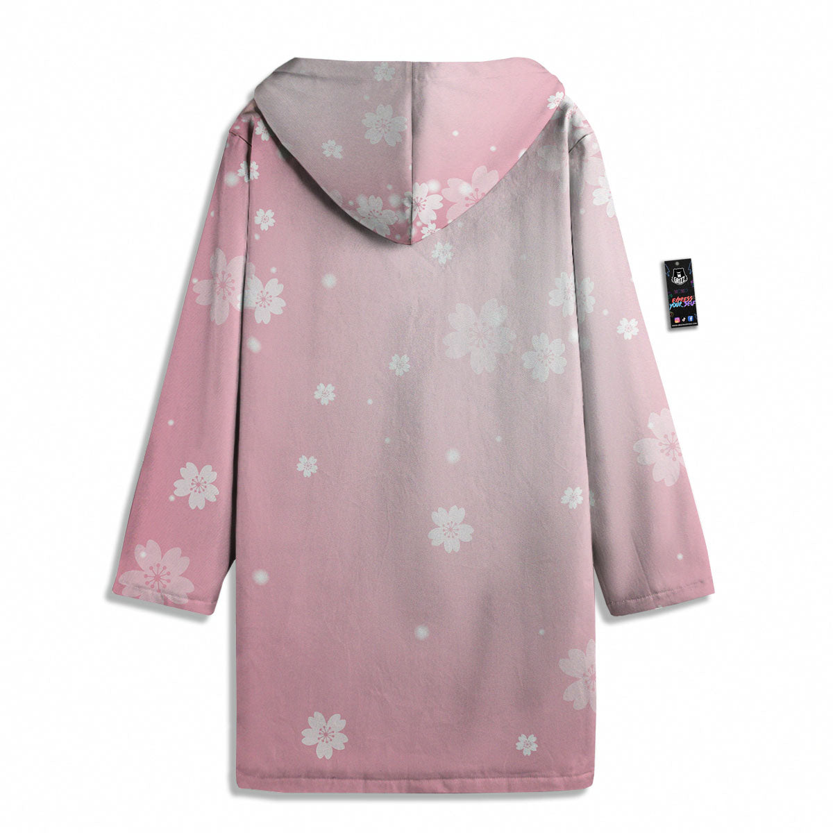 Sparkle Floral Print Men's Windbreaker Jacket-grizzshop