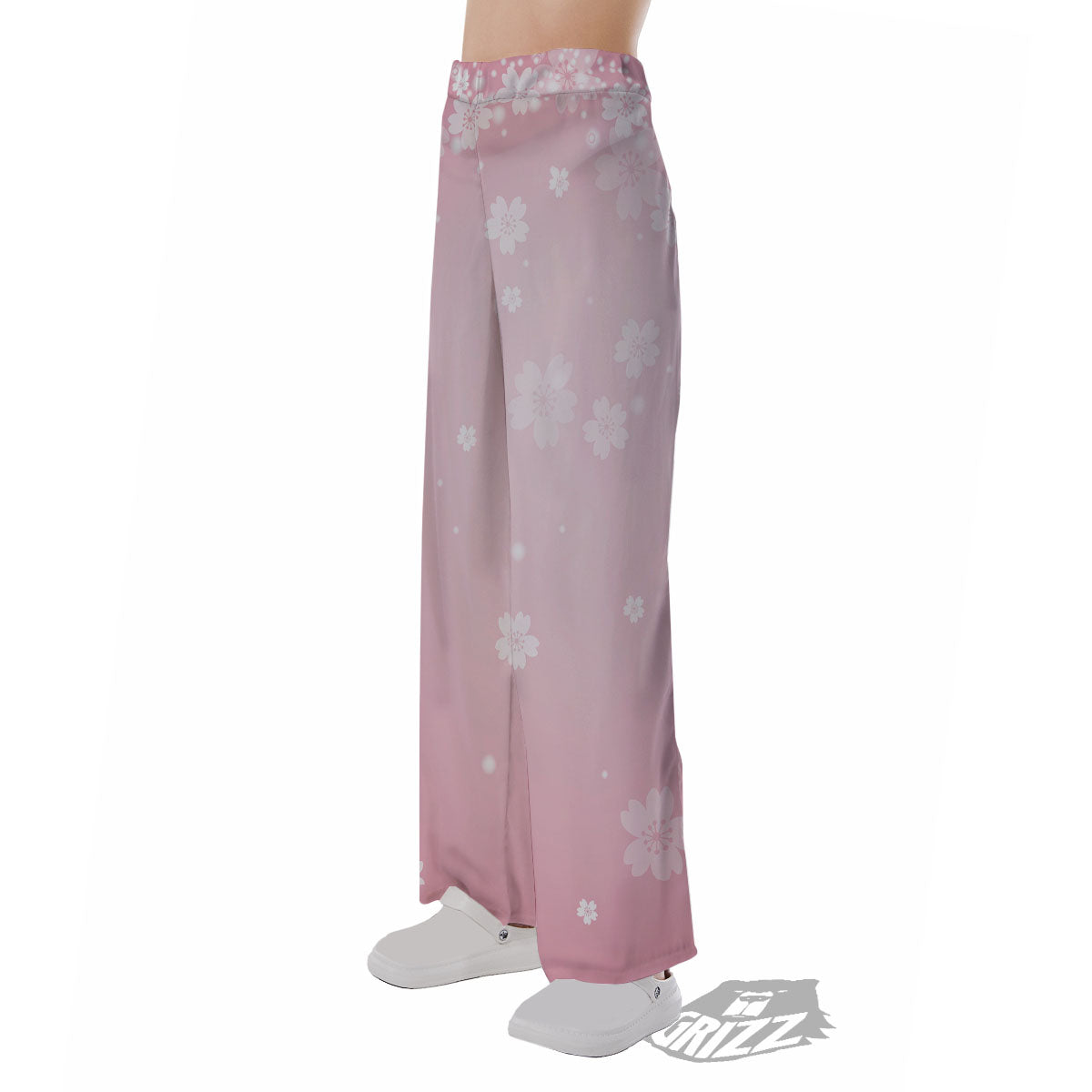 Sparkle Floral Print Pajama Pants-grizzshop