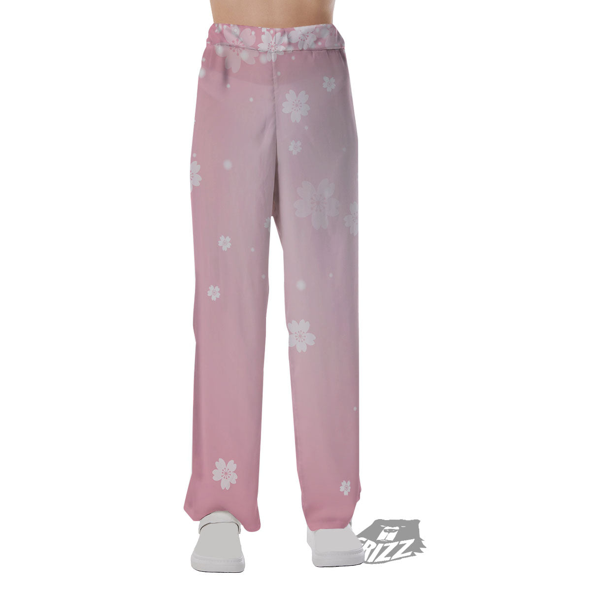 Sparkle Floral Print Pajama Pants-grizzshop